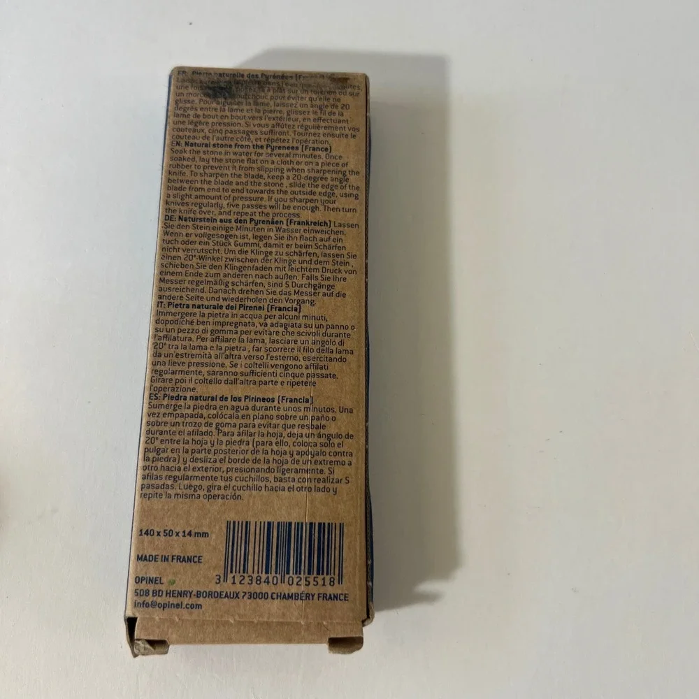 Opinel natural sharpening